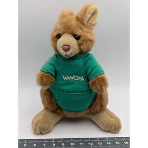 Plush Creations Wawona Kangaroo Plush 15 Inch Green Shirt 1994 Stuffed Animal